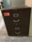 2-drawer legal fire file, brown, measures 20.5