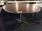round wood top table, is 48