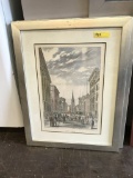 framed art print - New York, 3pc, 27.5