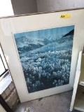 framed art print - mountains photo, 30.5