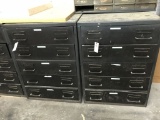storage bins and contents, 3pc