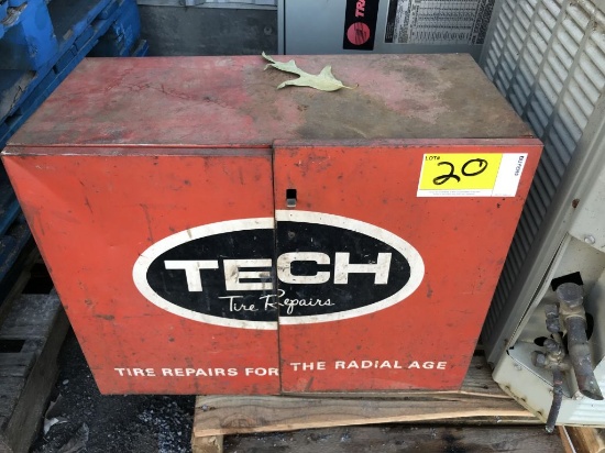 TechTire repair cabinet and contents