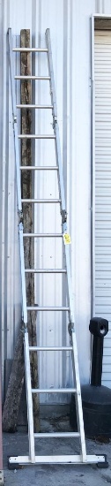 Werner 12' adjustable aluminum ladder