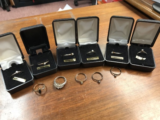 assorted jewelry, mostly costume