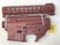 TS Arms m# TS15 multi receiver ; s# P1283 ; with matching barrel shroud; red