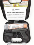 Glock m# G42 380ca pistol ; s# ACXV679 ; in original case; 2 mags
