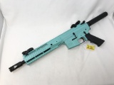 TS Arms m# TS15 5.56mm pistol ; s# P1113 ; tiffany blue; 10 barrel; blems