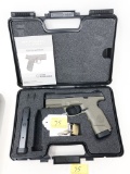 Steyr Mannlicher m# M9-A1 9mmx19 pistol ; s# 3142983 ; in original case; 2 mags; olive/black