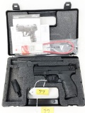 Walther m# P22 22LR pistol ; s# WA136976 ; in original case; grips