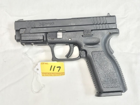 Springfield XD40, s#XD594892, 40ca pistol