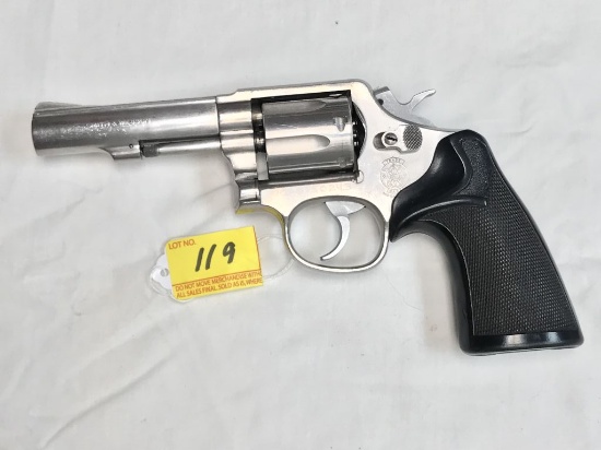 S&W 64-5, s#BEH7630, 38Spl revolver, stainless, 6-shot, heavy barrel
