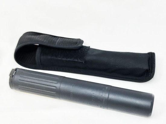 Advance Armament 762-SD silencer, for 7.62, 9.1" in length, s#B12697, appears Used