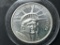 Statue of Liberty, 1 troy ounce .999 fine silver