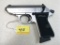 Walther PPK/S 22LR pistol, s#WF039994, NEW in original hard case, made in Germany, nickel