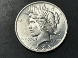 1923 Peace silver dollar