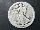 1917-S Walking Libery silver half dollar