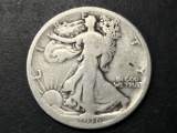 1916 Walking Libery silver half dollar