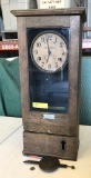 vintage Lathem time clock, not complete