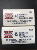 ammo - 45auto revolver, Western X, 100rds - LOCAL PICKUP is suggested as ammo is only shipped by UPS