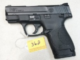 S&W M&P 9 Shield 9mm pistol, s#HLM9596