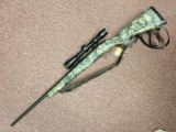 Mossberg 100ATR 270win rifle, s#BA032226, bolt action, camo stock, with Bushnell scope, sling