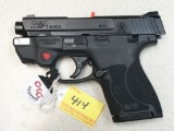 S&W M&P 9 Shield M2.0 9mm pistol, s#LFN4706, NEW in original box, with extra magazine, Crimson Trace