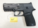 Sig Sauer P250 9mm para pistol, s#EAK204249, in original hard case, with holster