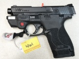 S&W M&P 9 Shield M2.0 9mm pistol, s#LFN9913, NEW in original box, with extra magazine, Crimson Trace
