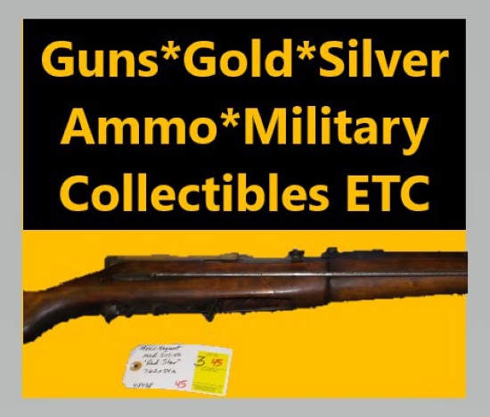 Guns*Gold *Silver Coins*Diamonds*Ammo  Auction