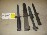 (2) MILITARY COMBAT KNIVES