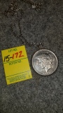 1922 PEACE DOLLAR SILVER NECKLACE