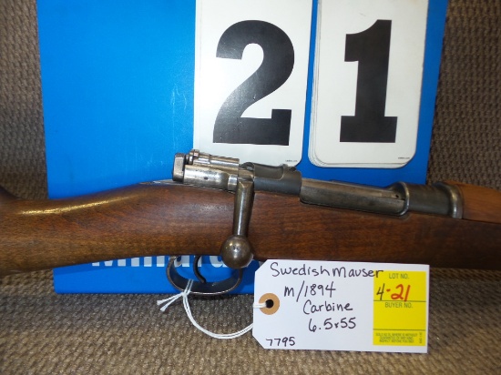 Swedish Mauser m/1894 Carbine 6.5x55