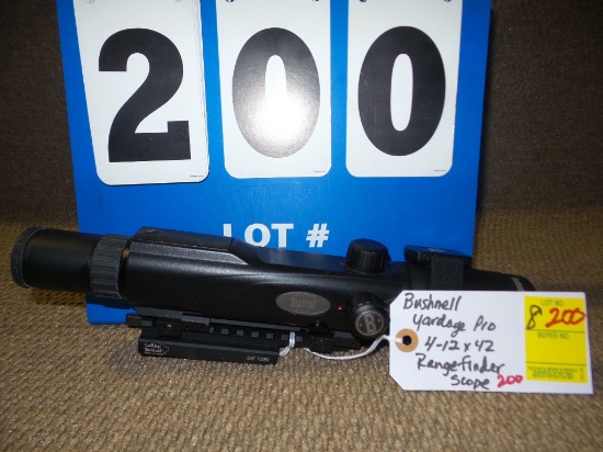 Bushnell Yardage Pro 4-12x42 Rangefinder Scope