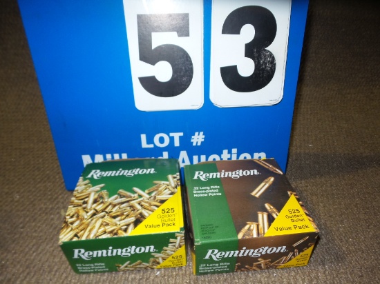 1050 rounds of Remington 22lr