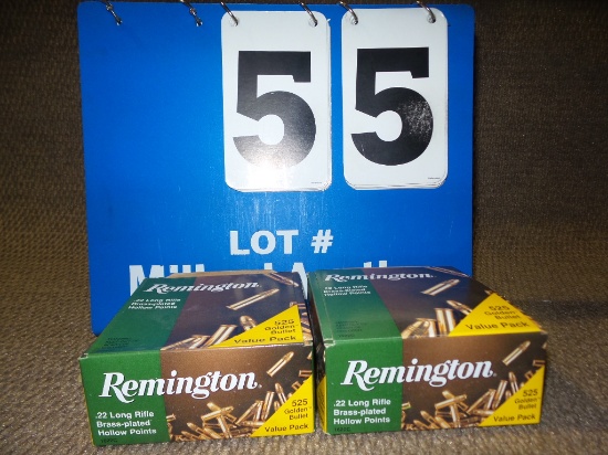 1050 rounds of Remington 22lr
