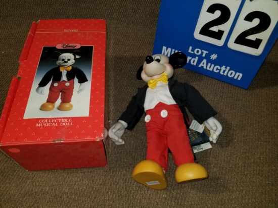 Schmid Musical Mickey Mouse doll