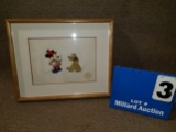 Serigraph Mickey and Pluto 'The Pointer'