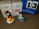 2 Schmid Mickey Mouse music boxes
