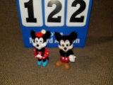 Ceramic Mickey and Minnie Mouse