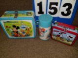 Mickey Mouse lunch boxes etc