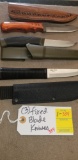 (3)FIXED BLADE KNIVES