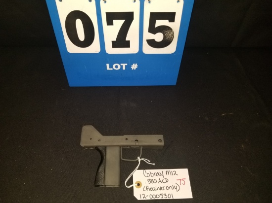 Cobray M12 .380ACP (Receiver Only)