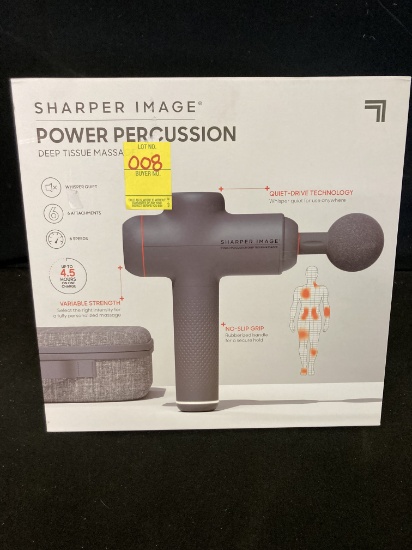 Sharper image power percussion deep tissue massager