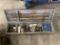 Old Antique Tackle Box W/ Fishing Rods, Bait, Books, AND Misc.