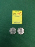 2) 1939 Silver Quarter Coin