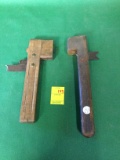 2 Antique Wood Shapers
