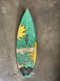 Green & Yellow Surf Board