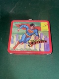 Superman Lunch Box W/ Thermos Matching Set