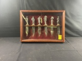 6 Western Men OF The West statue handle