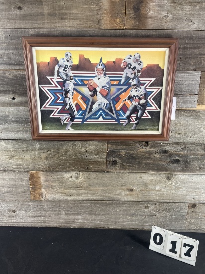 Dallas Cowboys - '' WC XXXII " Framed Canvas Limited Edition